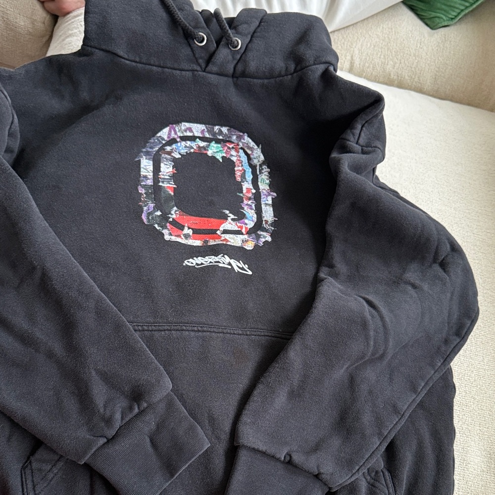Black overtime Hoodie